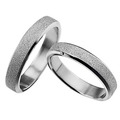  乌金钢 Tiffany925纯银情侣戒指 情侣对戒可刻字f4434382