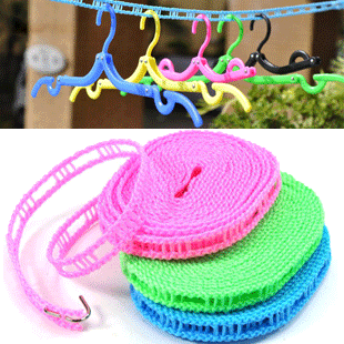 Outdoor clothesline in bathroom balcony bold scale anti-sliding windproof clothesline for clothes-rope fence 5 meter