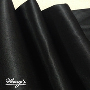 王氏手工黑色白色纯色，仿真丝高品质，仿丝绸布料面料