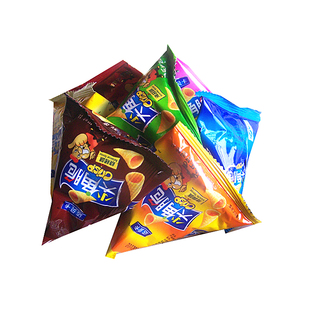  满百包邮 达贝卡 膨化食品 油炸型 散称 尖角脆 500克 7口味可选