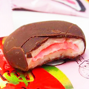  台湾特产 雪之恋草莓巧克力雪Q饼 三层美味 层层诱惑30(35)g