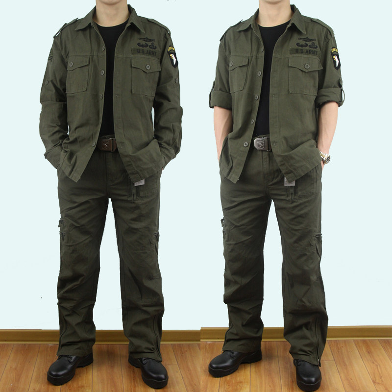 Fan outdoor dress of the field man and equip us army 101 Airborne Division, special forces camouflage Kit authentic