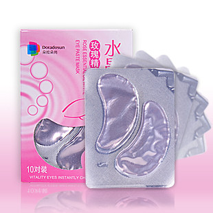 朵拉朵尚 玫瑰精油水晶<span class=H>眼膜</span>贴 去黑眼圈 眼袋 美白保湿 去细纹
