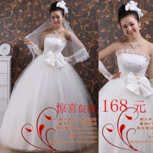 zc东方红婚纱礼服HS144款/新款新娘修身显瘦婚纱/手工珠绣婚纱