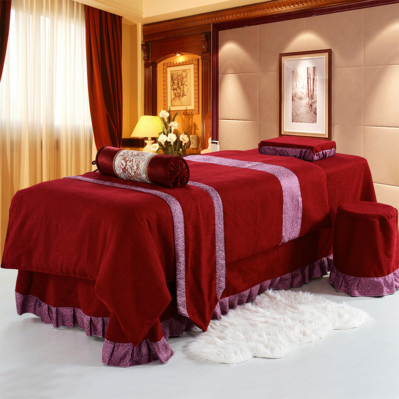 new pattern High-end cosmetology Bedspread Four piece suit hotel Beauty Club Dedicated thickening comfortable Fumigation Bedspreadin the Bedclothes , Bedspread category - from Buy2taobao.com to provide professional Taobao agent buy service