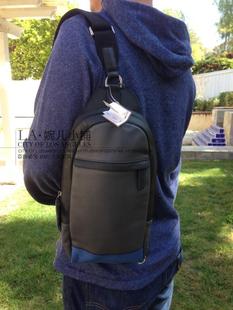 美国代购正品 蔻驰Coach 男士真皮单肩斜背包