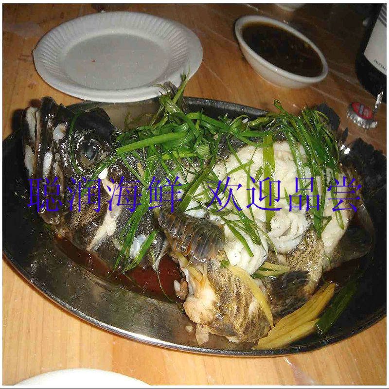 清蒸石斑鱼 鲜嫩无刺 聪润海鲜两店 三亚美食订餐成品菜提货券
