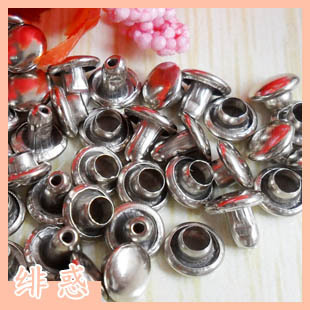  绯惑 手工DIY 无烤漆撞钉柳钉蘑菇钉 1付价 手工DIY 6mm