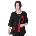 母亲节礼物2012夏装新款女t恤中老年妈妈装T恤中年女装春夏短袖衬