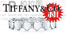 Tiffany en forma de corazón anillo de plata de ley 925 joyas de la corona cajas de regalo