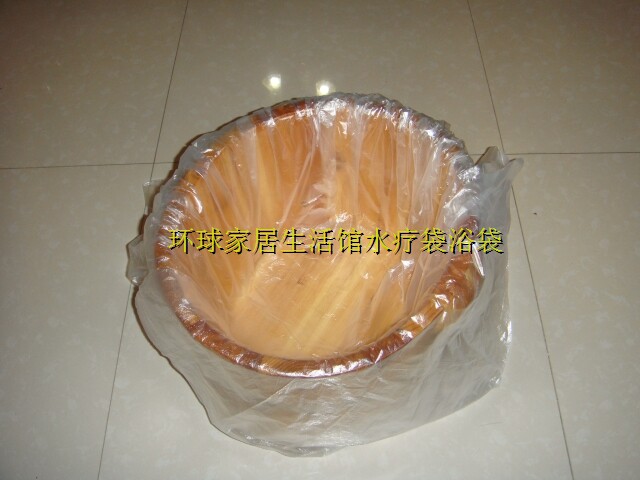 加厚泡脚桶内衬洗脚盆袋泡脚桶袋足疗袋内胆足膜55*65厘米