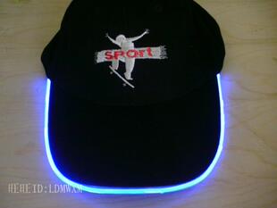 LED light hat. LED hat. LED fiber light hat. shining Cap