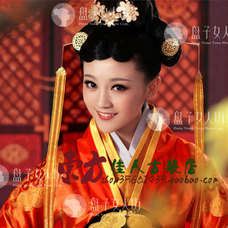 盘子女人坊影视古装陆贞传奇<em>女相</em>奢华红色橙色
