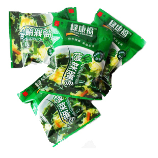 绿康福菠菜蛋花汤8g ...