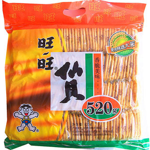  旺旺 精选大米焙烤型膨化食品 旺旺仙贝 520克(670g)