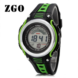  韩版儿童手表 男孩学生表 男童时尚果冻表 ZGO多功能夜光防水手表