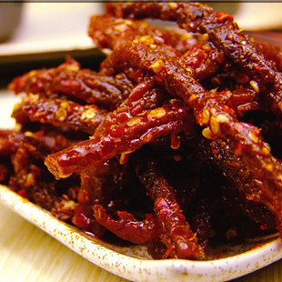 四川麻辣长条犍子肉...