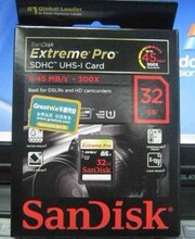 特价包邮闪迪sandisk Extreme SDHC 32G 300X 45M/S行货 买一送4