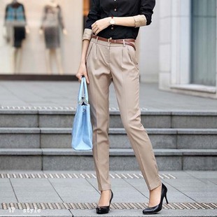  春装新款OL职业装西装裤正装女裤春秋新品牌女装专柜正品特价折扣