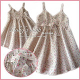 2010新款 西班牙ZARA 原单棉麻大裙摆吊带裙 碎花款