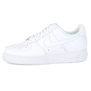  百搭明星耐克NIKE正品 AF1 air force 1全白低帮男板鞋315122-111