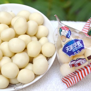  内蒙古特产 天美华乳三角包原味奶豆 美味奶酪好吃的零食250g特价