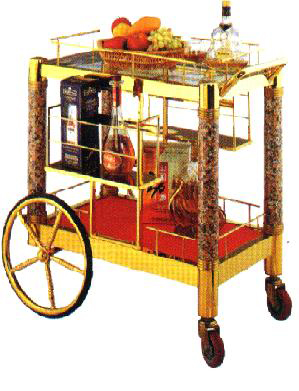 Premium wine trolley Restaurant Supplies 4S Drinking cart and drinking cart dining car Titanium productsin the Business/Office Furniture , Dining/Baking furniture , Diner category - from Buy2taobao.com to provide professional Taobao agent buy service