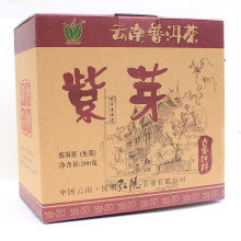 书呆子 普洱茶 生茶 大树紫芽 2012 春茶 普洱散茶 茶叶 200克