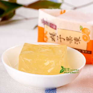  台湾进口零食 雪之恋糖果特产食品 果冻布丁 橘子/桔子/香橙味50g