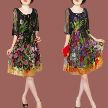 【松紧真丝连衣裙】-热销-精选-天猫tmall.com