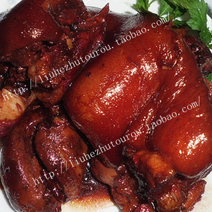  农村土菜 红烧制 猪蹄膀肉 蹄髈 猪肘子 已去骨 好吃不腻 私房菜