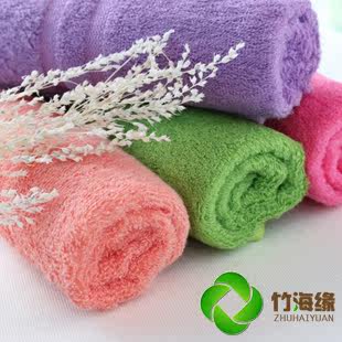 9.9元疯抢！竹海缘 竹纤维毛巾 34*76cm 特价 正品 面巾 毛巾