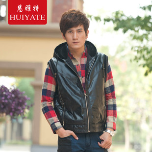 <em>男土</em>休闲牛皮短装 2012新品 海宁真皮皮衣231