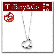 Nueva Tiffany plata de ley 925 tiffany salvaje collar colgante de corazón abierto en Escucha