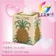 毛线DIY 十字绣之天工立体绣 方形纸巾盒 TG-A-0023菠萝