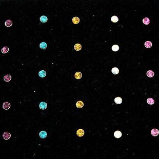  925纯银单钻小太阳鼻钉,单钻鼻钉，银针钻石鼻钉 耳钉批发