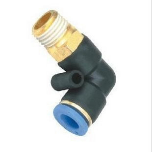 气动接头 PL L型二通 PL12-04 4分外丝 插12M