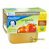 【智慧果 增强记忆力】美国原装进口辅食果泥Gerber嘉宝1段苹果泥