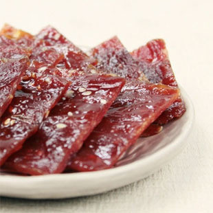  澳门特产 香记黑椒猪肉脯 猪肉250g 香记手信零食品 烤肉片