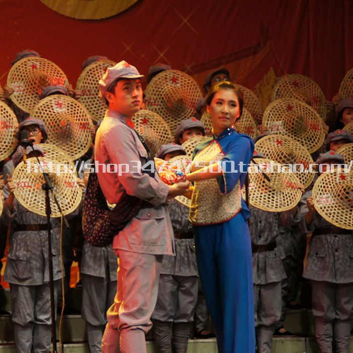 斗笠帽 竹编斗笠  红军斗笠 十送红军 红娘子