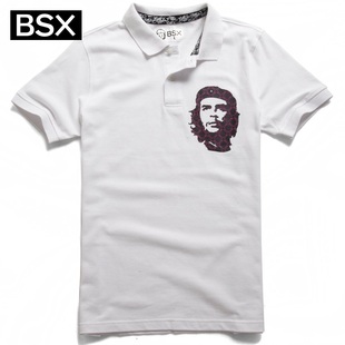 Giordano men's BSXPolo classic MINI CHE portrait printing in summer 2012 POLO90011100