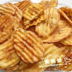  进口休闲零食 奶油烤香蕉片 烤香蕉干 香脆营养 200克