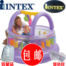 包邮INTEX48470宝贝运动场 婴儿健身房 蹦蹦床跳跳床益智充气玩具