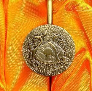  文渊阁 家居工艺饰品 出国礼品 复古金属书签 四方神兽 玄武 特价