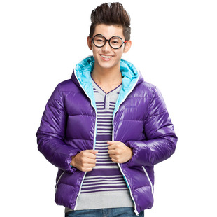  森马Semir 男士休闲连帽羽绒服轻盈修身 男 短裤外套原339元 特价
