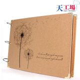 天工场 包邮10寸diy相册影集 手工粘贴式情侣创意礼品 送韩国角贴
