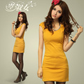 #新品#2012夏装新款修身包臀华丽甜美公主全棉夏季淑女韩版连衣裙