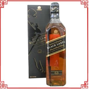  【洋酒】尊尼获加黑牌 威士忌 黑方12年 johnnie walker 正品 送