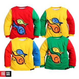  童装男童棉袄 冬款儿童保暖棉衣内胆宝宝加厚棉服外套F ND002