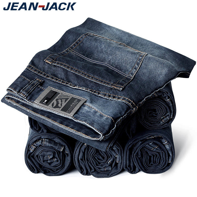 JeanJack男装2012春装新款男裤水洗直筒休闲纯棉长牛仔裤子 男